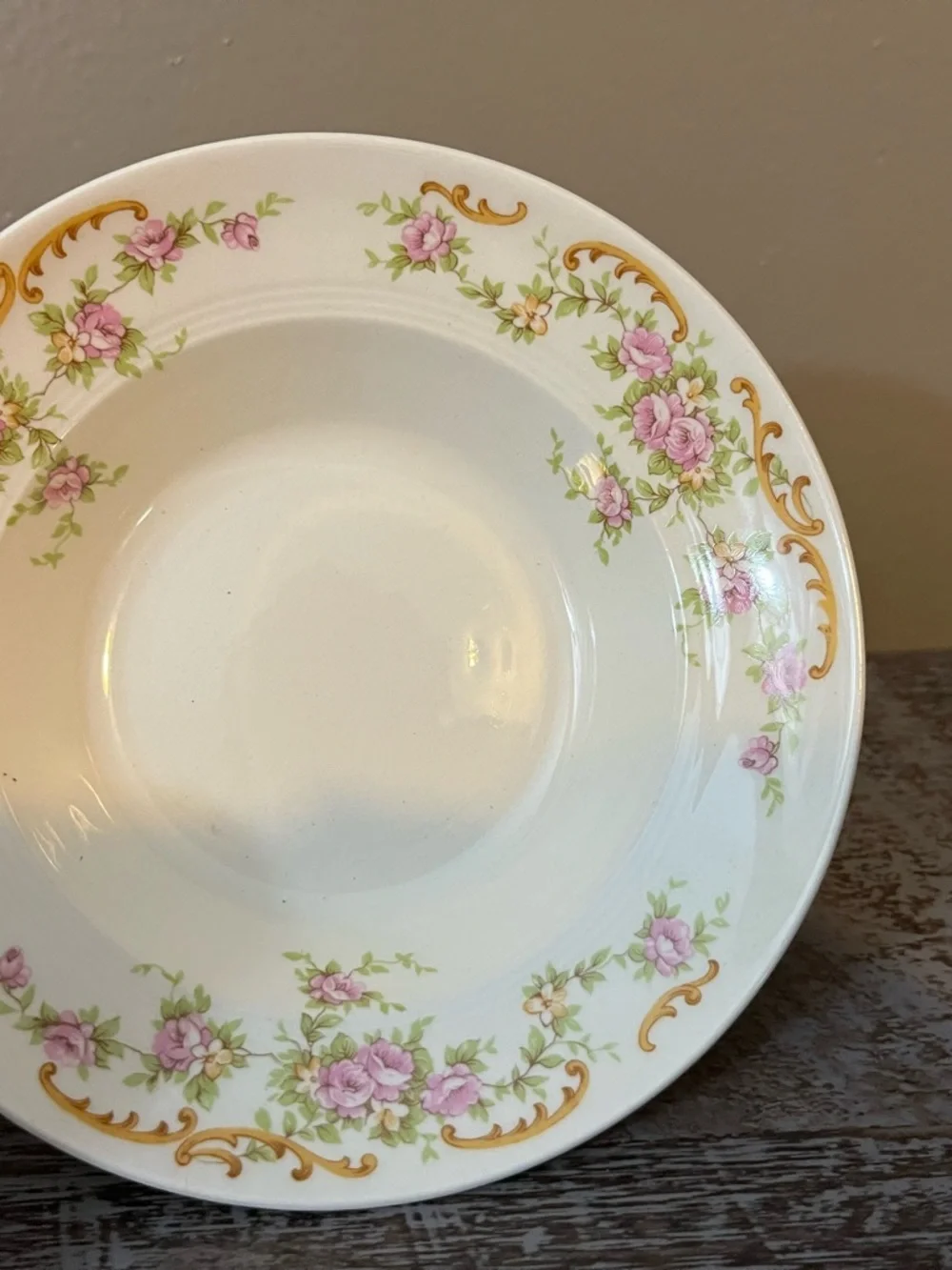 Set of 8 Vintage Salem China Co. Sandra Floral Round Bowl, 6 in